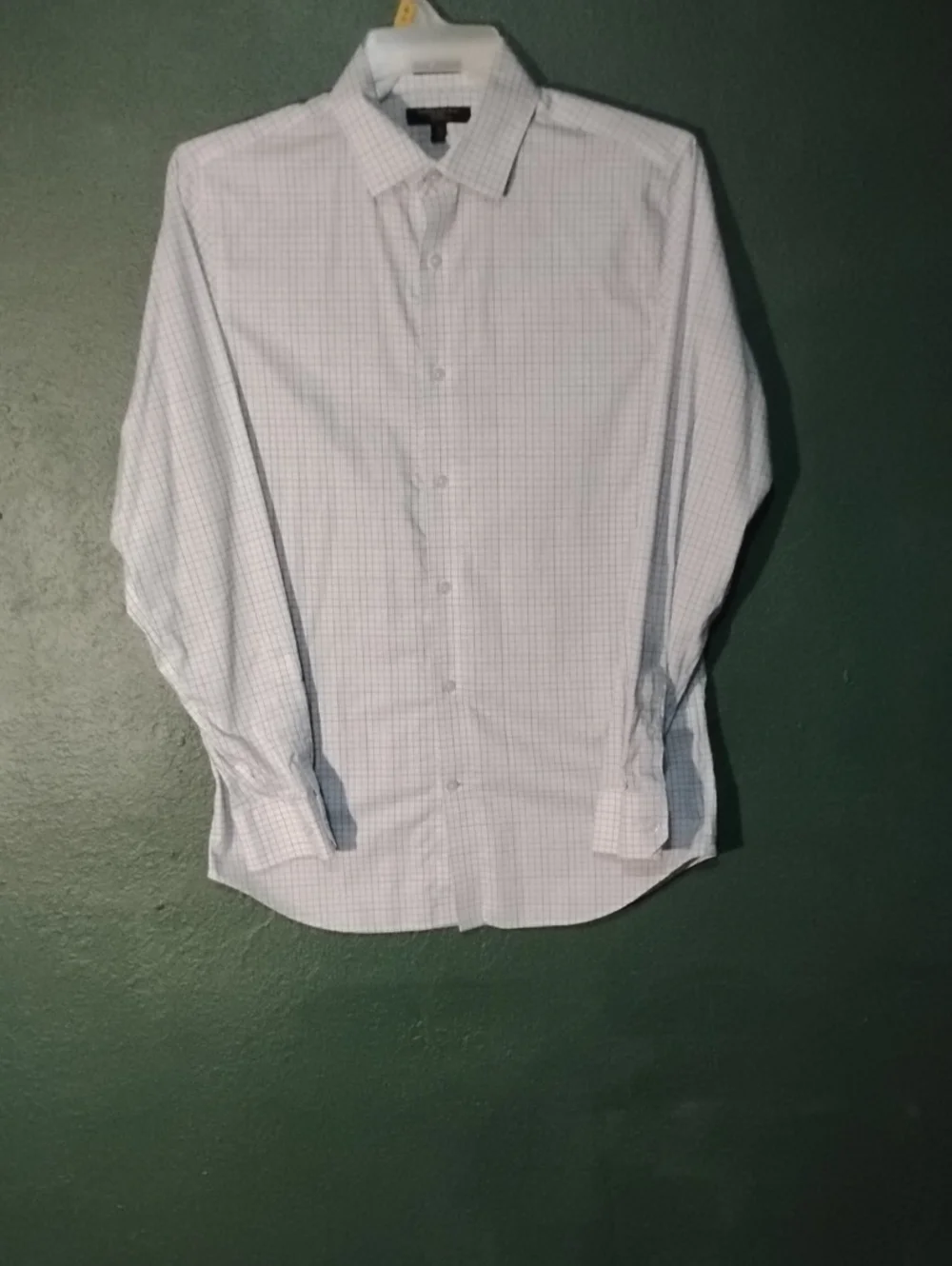 Banana Republic Light Blue Checked Dress Shirt